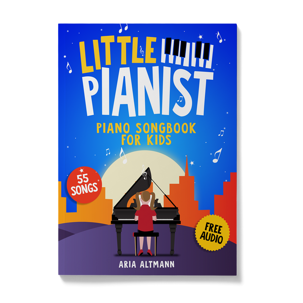 Little Pianist. Piano Songbook for Kids: Beginner Piano Sheet Music for Children with 55 Songs (+ Free Audio)