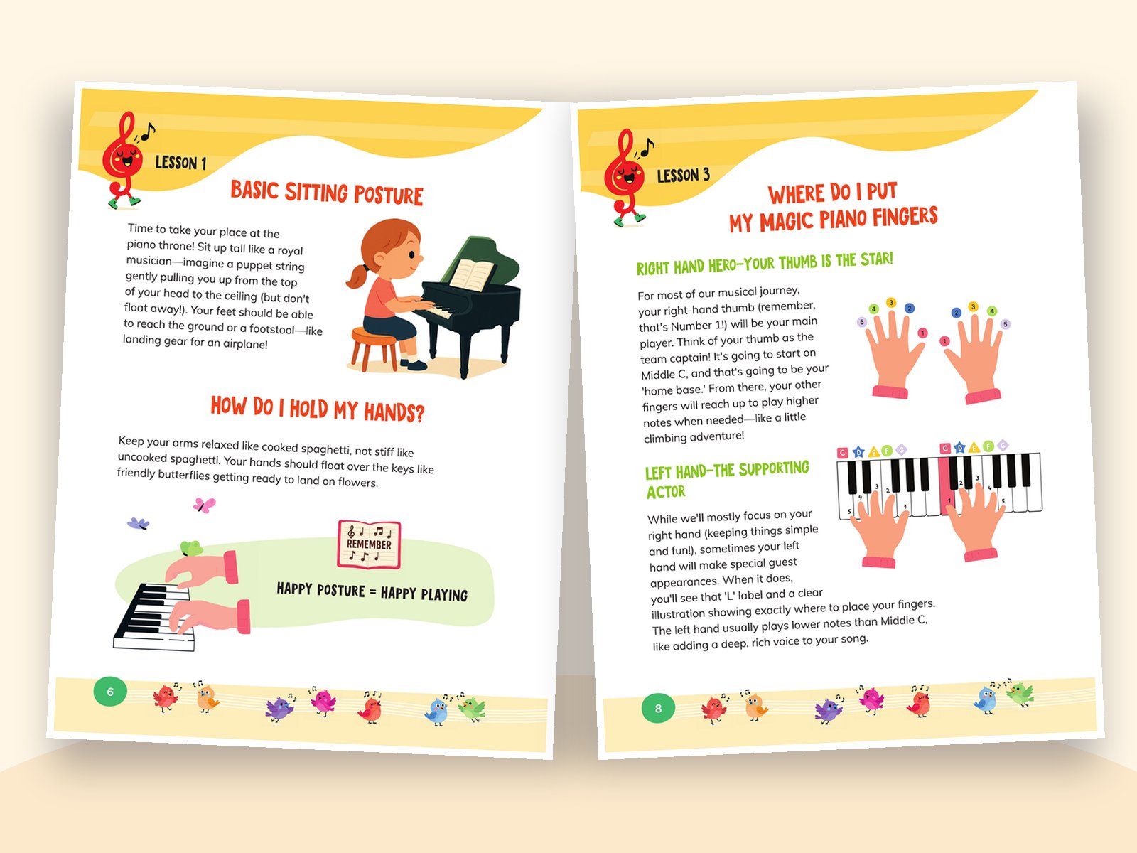 Nine short lessons, one idea per page