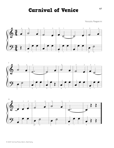 Little Pianist. Piano Songbook for Kids: Beginner Piano Sheet Music for Children with 55 Songs