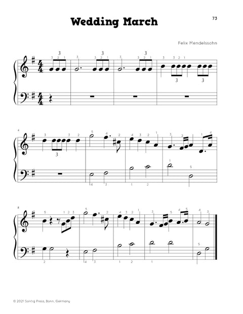 Little Pianist. Piano Songbook for Kids: Beginner Piano Sheet Music for Children with 55 Songs