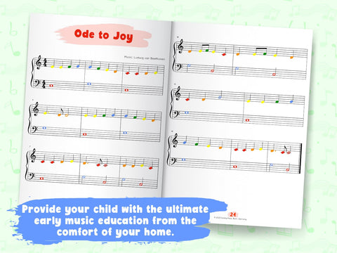 Play by Color: Piano and Keyboard Songs for Beginners with Colored Notes (including Christmas Sheet Music)