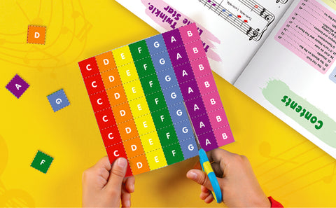Play by Color: Piano and Keyboard Songs for Beginners with Colored Notes (including Christmas Sheet Music)