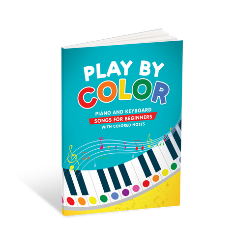 Play by Color: Piano and Keyboard Songs for Beginners with Colored Notes (including Christmas Sheet Music)