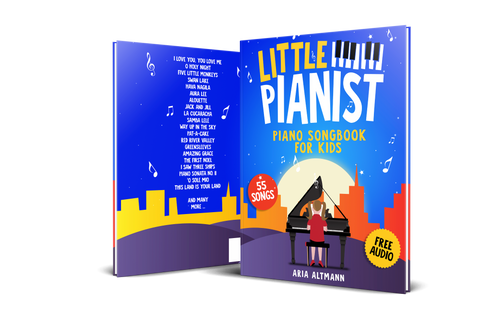 Little Pianist. Piano Songbook for Kids: Beginner Piano Sheet Music for Children with 55 Songs