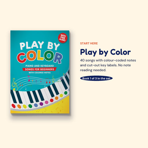 Kids Piano Starter Set — 3 Beginner Books