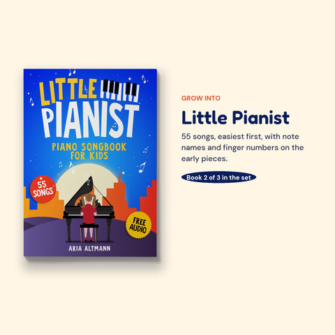 Kids Piano Starter Set — 3 Beginner Books